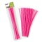 Essentials by Leisure Arts Chenille Stems, 12 Inch, Pink, 6mm, 25 Count, Bendable Wire Craft Stems, for Kids Crafts, Dolls, Animals, Ornaments and Creative DIY Projects